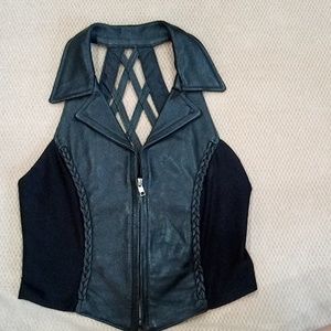 Harley Davidson leather vest